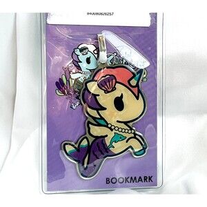 Tokidoki Hot Topic Bookmark 2016 Perla Mermicorno Recolor Mermaid Unicorn Rare